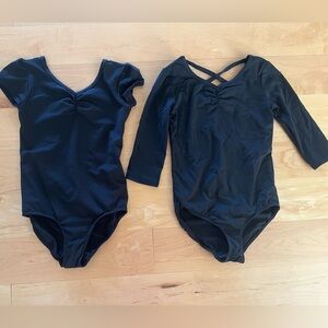 Danskin Now Black Leotard Bundle Size Child Small 6-6x